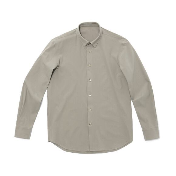 Outlier Freecotton Button Down Men’s Shirt Size Small Tan Made in Portugal - Picture 1 of 7